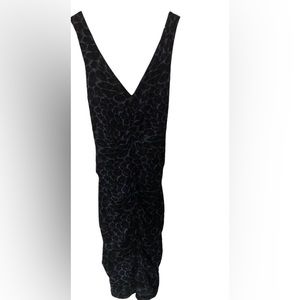 Black and Grey Sleeveless Dress